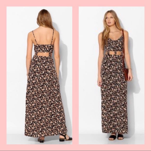 Pins & Needles Dresses & Skirts - Urban Outfitters | Floral Cut Out Maxi Sun Dress 6